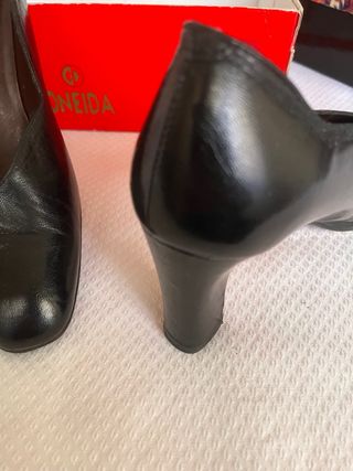 Zapatos Pepe Martin Tacón Negro Talla 37