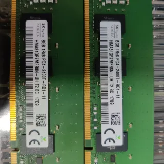 2x Módulos RAM SK hynix 8GB DDR4 2400T ECC