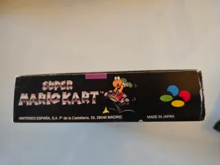 Super Mario Kart SNES Completo Caja Manual