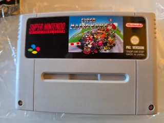 Super Mario Kart SNES Completo Caja Manual