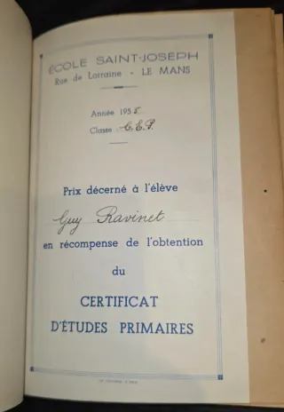 1946,La Marina Francesa Libro antiguo encuadernado