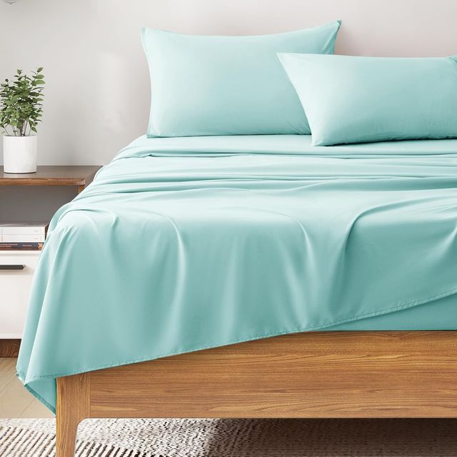 Juego de sabanas suaves de 4 piezas para cama 135