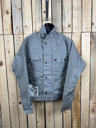Chaqueta T-L Moto Garibaldi Gris Impermeable