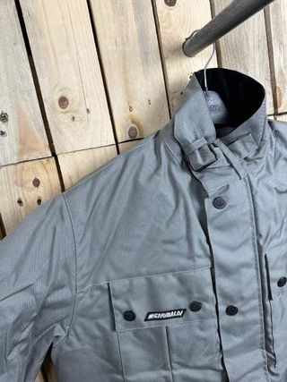 Chaqueta T-L Moto Garibaldi Gris Impermeable