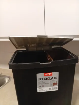 Cubo reciclaje Tatay 17L+8L