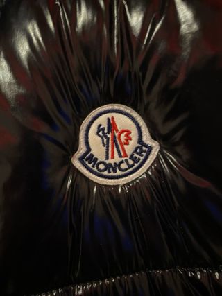 Chaleco Moncler Negro Brillante