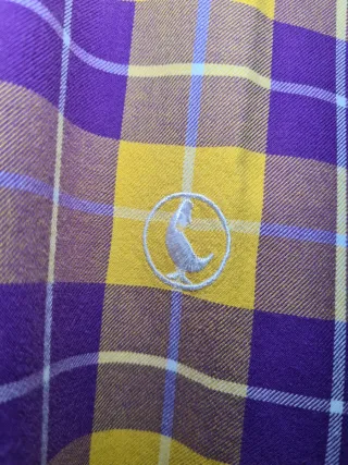 El Ganso Purple & Yellow Check Shirt 42