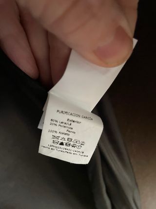 Abrigo Purificación García Marrón