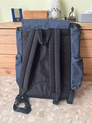 Mochila Eastpak Azul y Marrón