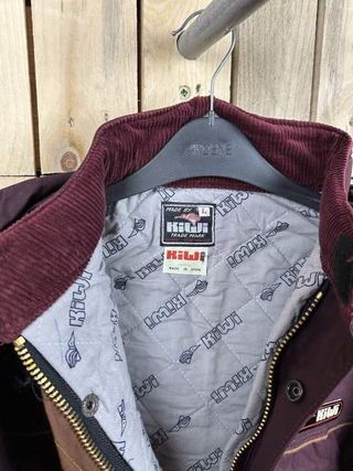 Chaqueta T-L Impermeable Kiwi Grasa Burdeos