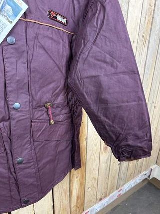 Chaqueta T-L Impermeable Kiwi Grasa Burdeos