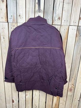 Chaqueta T-L Impermeable Kiwi Grasa Burdeos