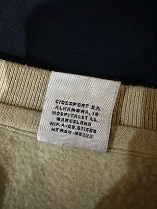 Sudadera Nike Wear Poseidon Bordada Azul Marino