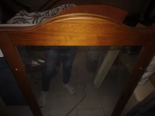 Espejo de madera