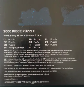 Puzzle Netflix Stranger Things 2000 pezzi