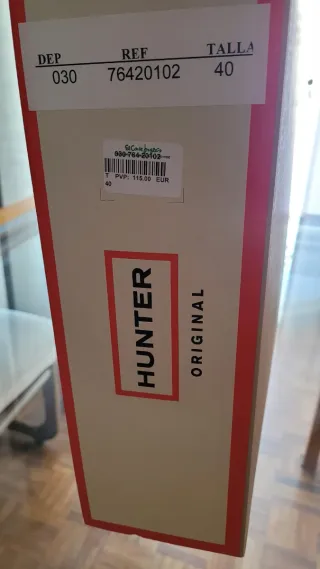 Botas Hunter Mujer Original Tall Gloss T40 Nuevas