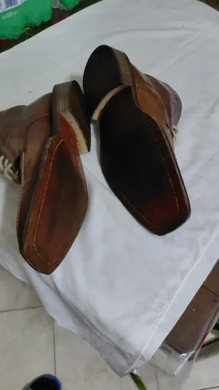 Scarpe uomo vera pelle cuoio marroni