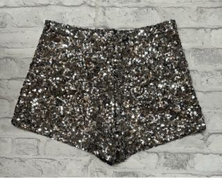 Shorts Lentejuelas Zara