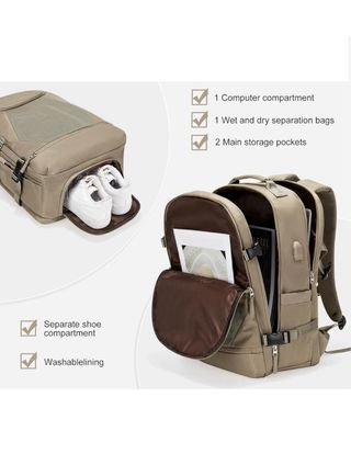 Mochila Escolar Negra para Hombre y Mujer