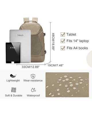 Mochila Escolar Negra para Hombre y Mujer