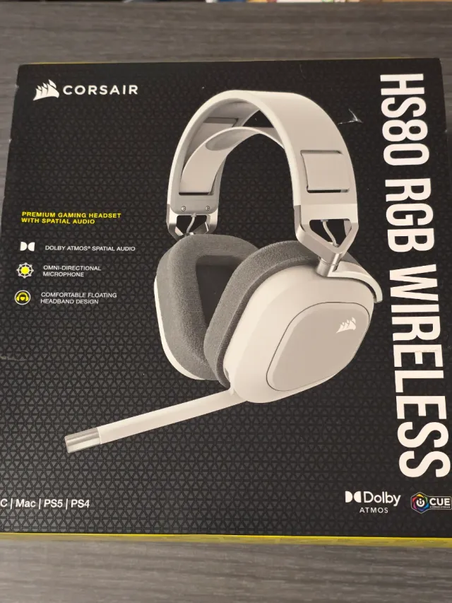 Auriculares Corsair HS80 RGB Wireless