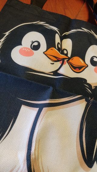 Shopper con pinguini