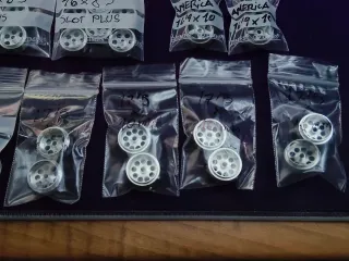 Lote llantas Aluminio Slot