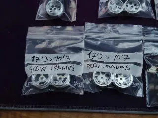 Lote llantas Aluminio Slot