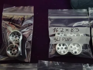 Lote llantas Aluminio Slot