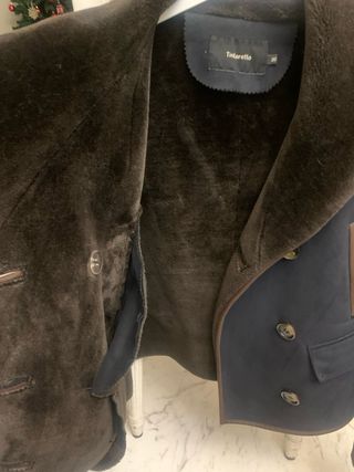 chaquetón corto Tintoretto azul