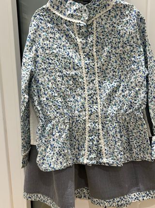 Traje pastorcita niña floral