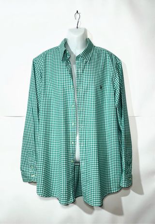 Camicia Ralph Lauren a quadri verde e bianca