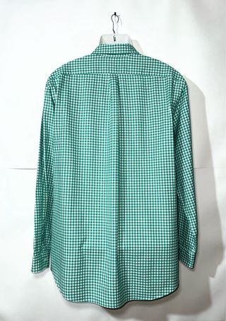 Camicia Ralph Lauren a quadri verde e bianca