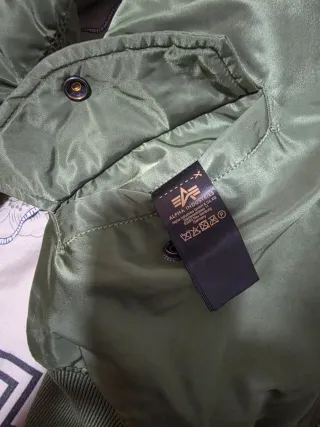 Chaqueta Alpha Industries Verde Militar