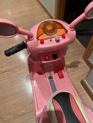 Moto Eléctrica Infantil HOMCOM Rosa