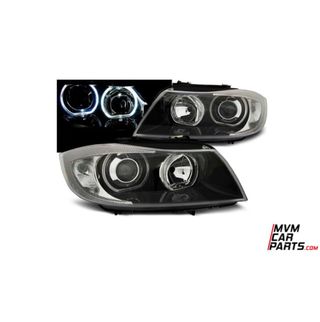 Faros Angel eyes para BMW E90 look Xenon