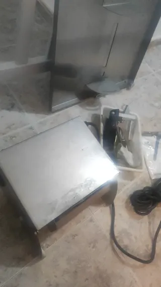 Máquina mesa cortar gres de acero inox buena