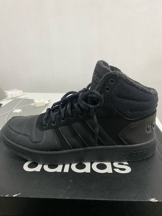 Adidas Hoops 2.0 Mid Zapatillas Negras