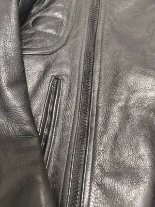 Chaqueta de piel para moto nueva