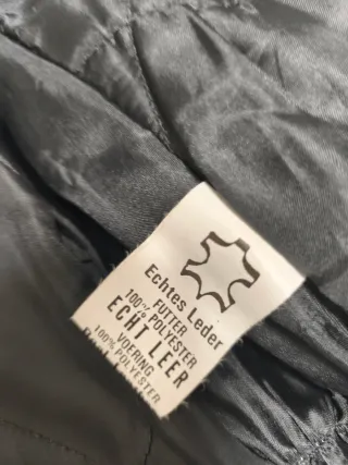 Chaqueta de piel para moto nueva