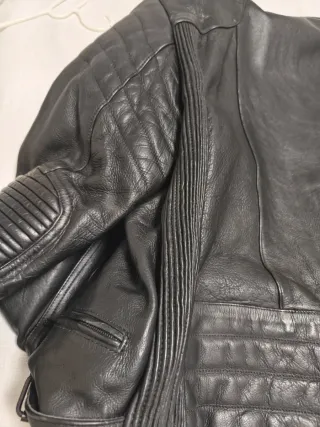 Chaqueta de piel para moto nueva