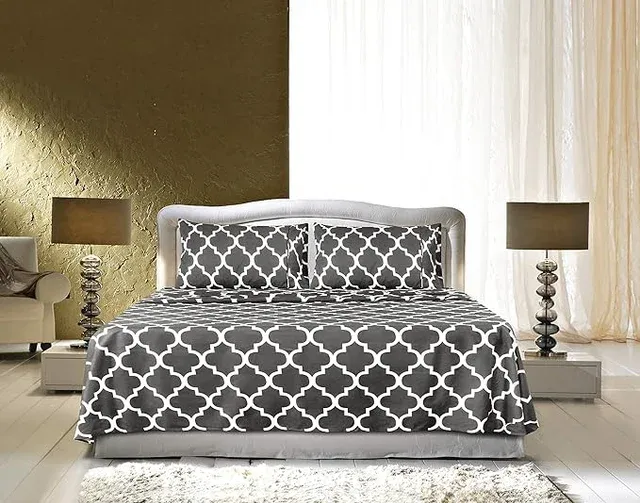 Juego de sabanas suaves de 4 piezas para cama 135