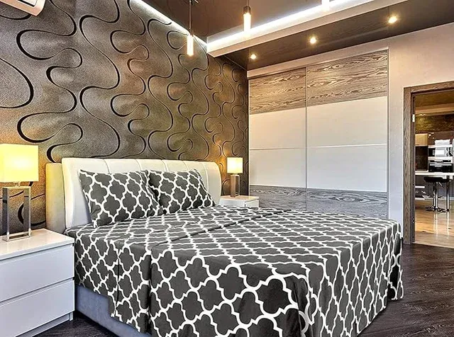 Juego de sabanas suaves de 4 piezas para cama 135