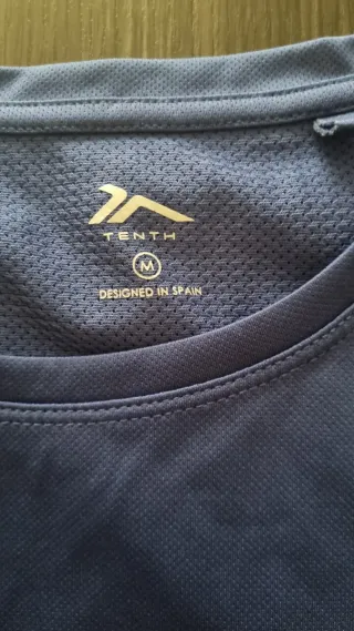 Camiseta deportiva tirantes Tenth azul