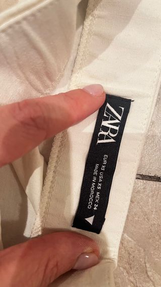 Completo Zara bianco