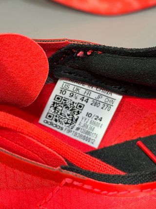 Adidas Adizero Adios Pro 4 - Rojo/Negro - Nuevas