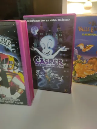 Lote 5 Películas VHS Vintage Animadas (Español)