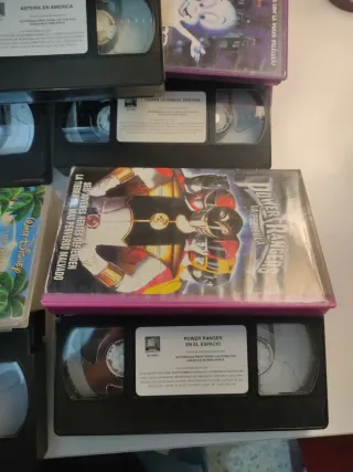 Lote 5 Películas VHS Vintage Animadas (Español)