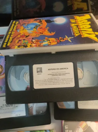Lote 5 Películas VHS Vintage Animadas (Español)
