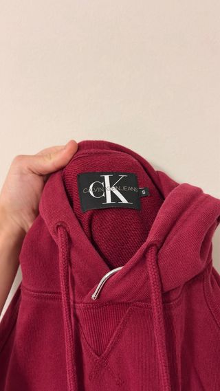 Sudadera Calvin Klein Jeans Roja